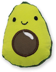 Petstages игрушка для  кошек Dental "Авокадо" с кошачьей мятой 8 см 67840
