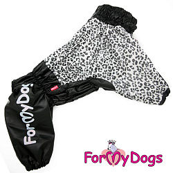 Дождевик "Лео" черный дев. (12) 434SS-2020 F FOR MY DOG