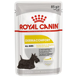 Royal Canin (Роял Канин) Дерма Комфорт влажный корм для собак с чувствительной кожей паштет 85 г