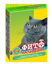 Фитокальцевит для кошек 250г, Биофармтокс