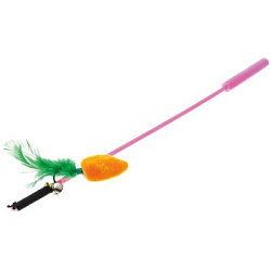 Дразнилка-удочка с игрушкой "Морковь" ST-103 Hello Pet