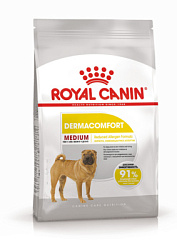 Royal Canin (Роял Канин) Медиум Дермакомфорт сухой корм для собак средних пород (разв.)