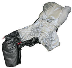 FOR MY DOG Комбинезон белый металлик  д/девочек  (12) FW848-2020 F