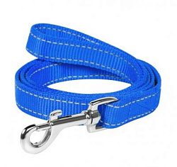 Поводок-25 нейлон двойной "Dog Extreme" длина 1,22 м цвет синий 42992
