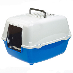Лоток BELLA угольный для кошек с крышей 72060099 Ferplast