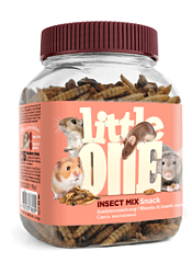 LITTLE ONE Смесь насекомых. Лакомство для всеядных грызунов 75 г