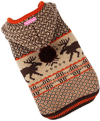 FOR MY DOG Курточка коричневая вязаная (14-16) FW656-2018 