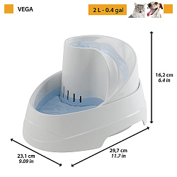 Поилка-фонтан VEGA SANITIZED для кошек и мелких собак Ferplast