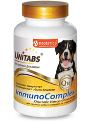 Unitabs ImmunoComplex с Q10 для крупных собак 100 таб.
