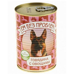 Ем без проблем д/собак ж/б Говядина с овощами 20*410 г 