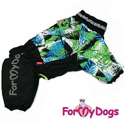 FOR MY DOG Комбинезон  черно/зеленый  для мальчиков  (В2) FW938/3-2020 М
