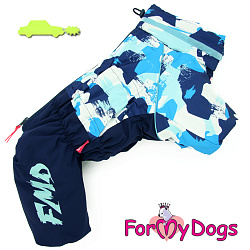 FOR MY DOG Комбинезон синий/белый для мальчиков (12) FW981-2021 M