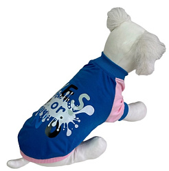 Толстовка "Клякса", син, 12 / Pet Feshion