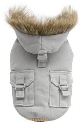 Куртка DoggyDolly grey jacket W206 L