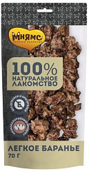 Мнямс лакомство для собак Легкое баранье 70 г