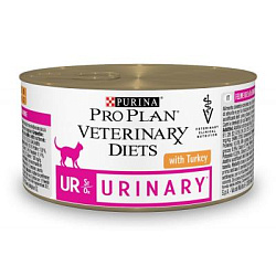 Purina Vet diets URINARY с индейкой д/кошек ж/б 195 гр