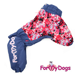 FOR MY DOG Комбинезон фиолетово/розовый для девочек (А3) FW764/3-2019F