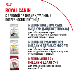 Royal Canin (Роял Канин) Medium Adult Корм сухой для взрослых собак средних размеров 15 кг