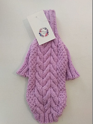 Свитер сирень Hand made