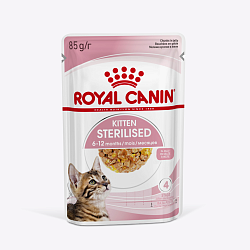 Royal Canin (Роял Канин) Киттен Стерилайзд в желе 85 г