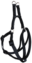 Шлейка нейлоновая черная 60/90 см *25 мм XL Basic H fast & go 60/90 black 36108015