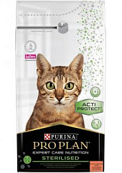 PROPLAN Cat ActiProtect сухой корм для стерилизованных кошек лосось 3 кг
