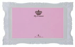 Коврик под миску "My Princess" 44*28 см розовая Trixie