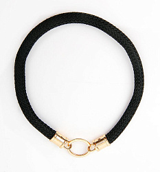 Шнурок для адресника 60 см (черный) Viоldi