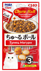 INABA (ИНАБА) шарики с кремовой начинкой Тунец Магуро 10г х 3шт
