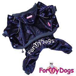 FOR MY DOG Костюм велюровый синий (14) 491SS-2020 B