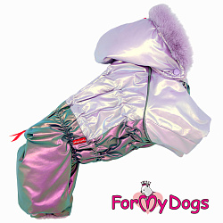 FOR MY DOGS Комбинезон фиолет металлик для девочек р-р14