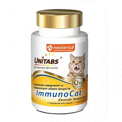 Unitabs ИммуноКэт с  Q10 для кошек.