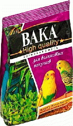 Вака High Quality корм для волнистых попугаев 500 г 54221