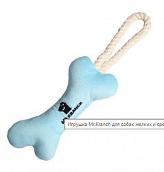 Mr.Kranch Игрушка косточка с канатом для собак мелких и средних пород  31х9х4 см