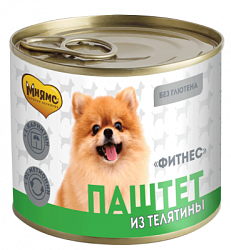 Мнямс консервы Паштет из телятины для собак всех пород «ФИТНЕС» 200 г