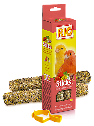 RIO Палочки для канареек  с медом и полезными семенами 2*40 г