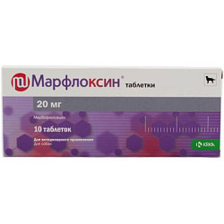 Марфлоксин 20 мг 10 таб. KRKA