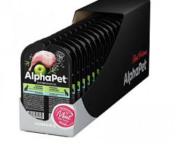 ALPHAPET (АльфаПет) влажный корм для собак с чув.пищ Кролик/Яблоко 100 г