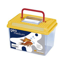 Пластиковая переноска-террариум для рыб и грызунов GEO Medium (с крышкой) 2,5 л